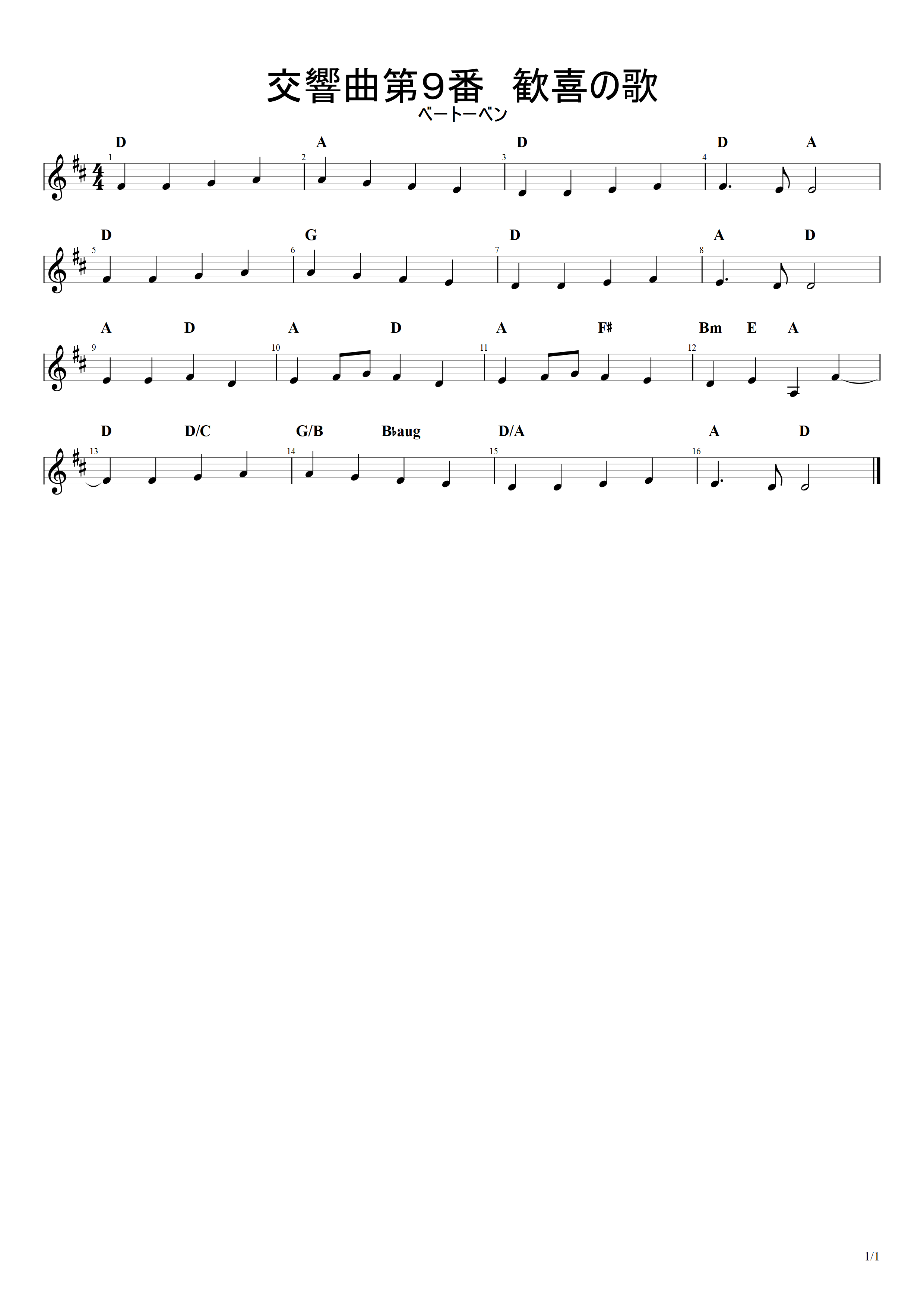 第9喜びの歌1